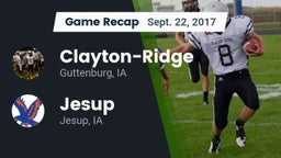 Recap: Clayton-Ridge  vs. Jesup  2017