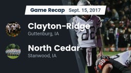 Recap: Clayton-Ridge  vs. North Cedar  2017