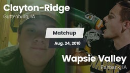 Matchup: Clayton-Ridge vs. Wapsie Valley  2018