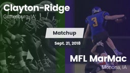 Matchup: Clayton-Ridge vs. MFL MarMac  2018