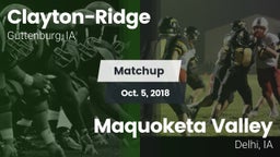 Matchup: Clayton-Ridge vs. Maquoketa Valley  2018