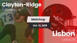 Matchup: Clayton-Ridge vs. Lisbon  2018