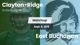 Matchup: Clayton-Ridge vs. East Buchanan  2019