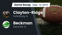 Recap: Clayton-Ridge  vs. Beckman  2019