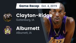 Recap: Clayton-Ridge  vs. Alburnett  2019