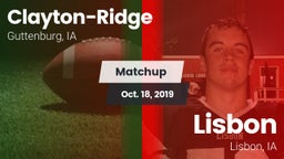 Matchup: Clayton-Ridge vs. Lisbon  2019