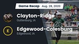 Recap: Clayton-Ridge  vs. Edgewood-Colesburg  2020
