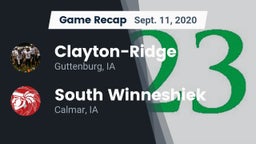 Recap: Clayton-Ridge  vs. South Winneshiek  2020