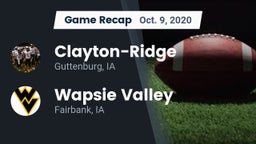 Recap: Clayton-Ridge  vs. Wapsie Valley  2020