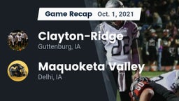 Recap: Clayton-Ridge  vs. Maquoketa Valley  2021