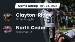 Recap: Clayton-Ridge  vs. North Cedar  2022