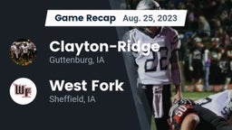 Recap: Clayton-Ridge  vs. West Fork  2023