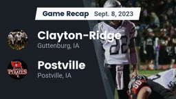 Recap: Clayton-Ridge  vs. Postville  2023