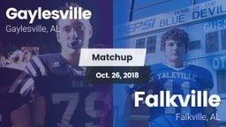 Matchup: Gaylesville vs. Falkville  2018