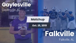 Matchup: Gaylesville vs. Falkville  2019