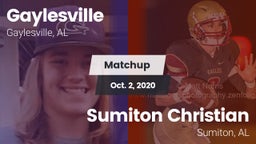 Matchup: Gaylesville vs. Sumiton Christian  2020