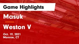 Masuk  vs Weston V Game Highlights - Oct. 19, 2021