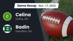 Recap: Celina  vs. Badin  2023