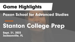 Paxon School for Advanced Studies vs Stanton College Prep Game Highlights - Sept. 21, 2023
