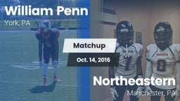 Matchup: William Penn vs. Northeastern  2016