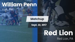 Matchup: William Penn vs. Red Lion  2017