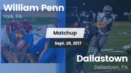 Matchup: William Penn vs. Dallastown  2017