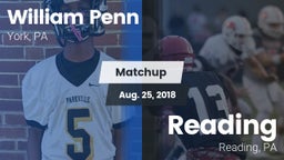 Matchup: William Penn vs. Reading  2018