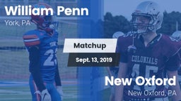 Matchup: William Penn vs. New Oxford  2019