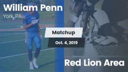 Matchup: William Penn vs. Red Lion Area 2019