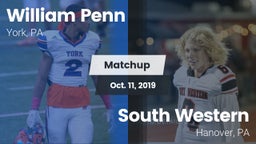 Matchup: William Penn vs. South Western  2019