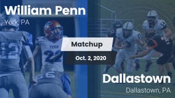 Matchup: William Penn vs. Dallastown  2020