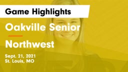 Oakville Senior  vs Northwest  Game Highlights - Sept. 21, 2021