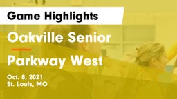 Oakville Senior  vs Parkway West Game Highlights - Oct. 8, 2021