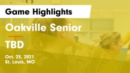 Oakville Senior  vs TBD Game Highlights - Oct. 25, 2021