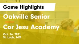 Oakville Senior  vs Cor Jesu Academy Game Highlights - Oct. 26, 2021