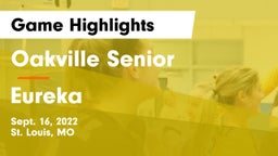 Oakville Senior  vs Eureka  Game Highlights - Sept. 16, 2022