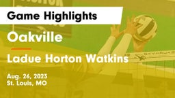 Oakville  vs Ladue Horton Watkins  Game Highlights - Aug. 26, 2023