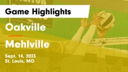 Oakville  vs Mehlville  Game Highlights - Sept. 14, 2023