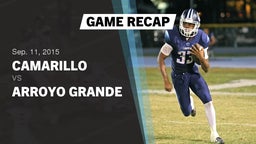 Recap: Camarillo  vs. Arroyo Grande  2015