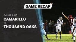 Recap: Camarillo  vs. Thousand Oaks  2015