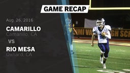 Recap: Camarillo  vs. Rio Mesa  2016