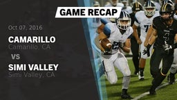 Recap: Camarillo  vs. Simi Valley  2016