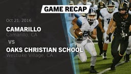 Recap: Camarillo  vs. Oaks Christian School 2016