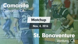 Matchup: Camarillo vs. St. Bonaventure  2016