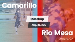 Matchup: Camarillo vs. Rio Mesa  2017