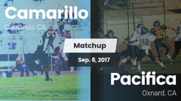 Matchup: Camarillo vs. Pacifica  2017