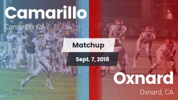 Matchup: Camarillo vs. Oxnard  2018