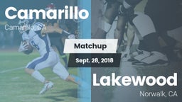 Matchup: Camarillo vs. Lakewood 2018