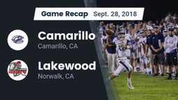 Recap: Camarillo  vs. Lakewood 2018