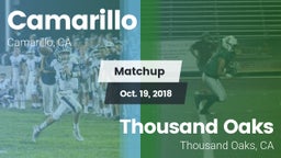 Matchup: Camarillo vs. Thousand Oaks  2018